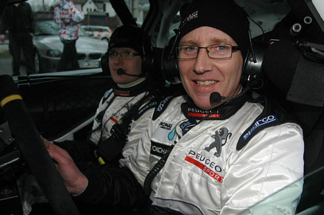 Ib Kragh jagter sin første sejr i rallysprintet i påsken.